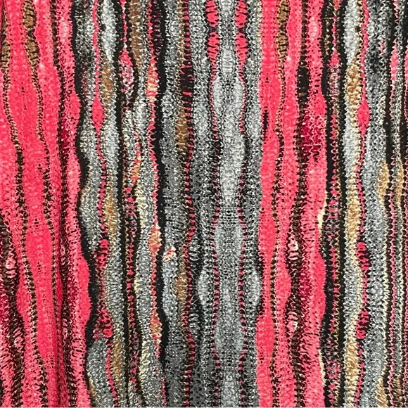 Clara Sun Woo Tunic Mixed Print Abstract Stretch Relaxed Bohemian Artsy Size L - Picture 6 of 14